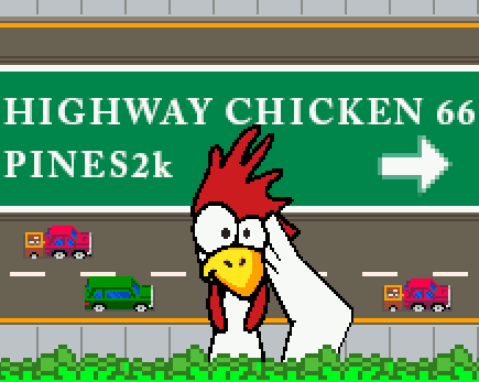 A Chicken Crossing The Road Free Game by iWEBss.com
